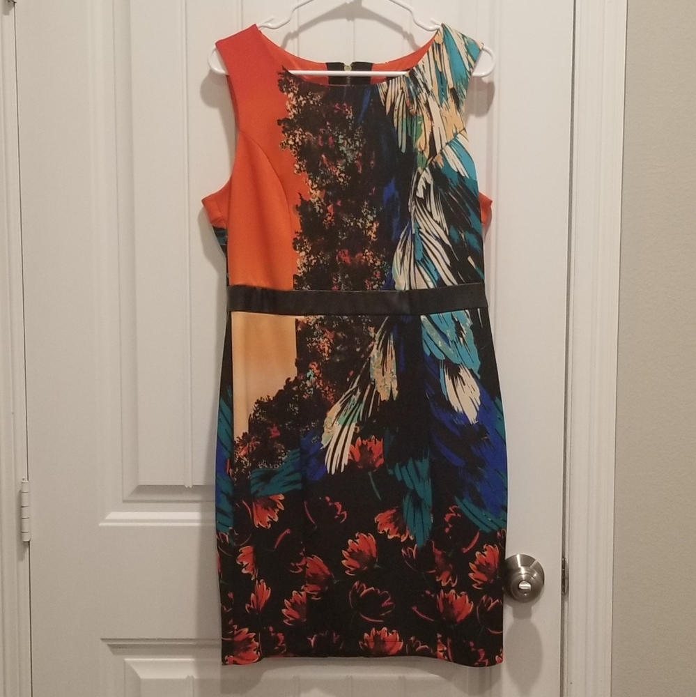 B.Smart sleeveless mini dress size large